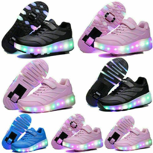Boys girls led wheel trainers - boys,