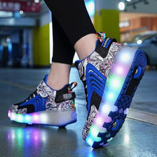 Boys Girls LED Wheel Trainers