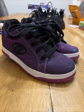 Heelys Girls Purple Sparkly