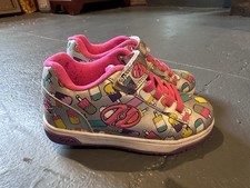 Girls Pink Heelys Size 1 Very